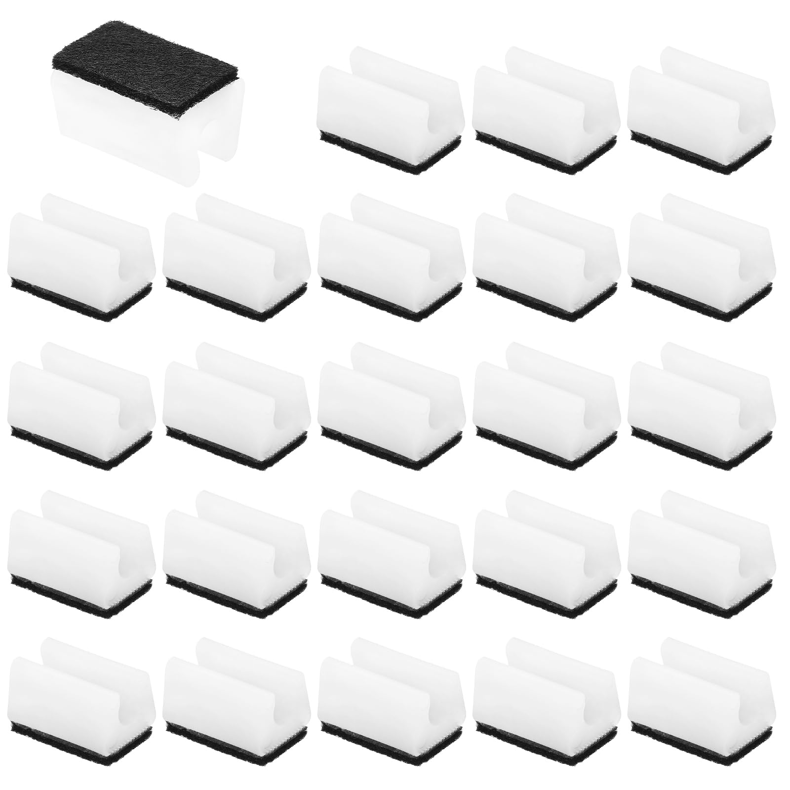PATIKIL 24pcs Rectangle Chair Leg Cover with Felt Pad