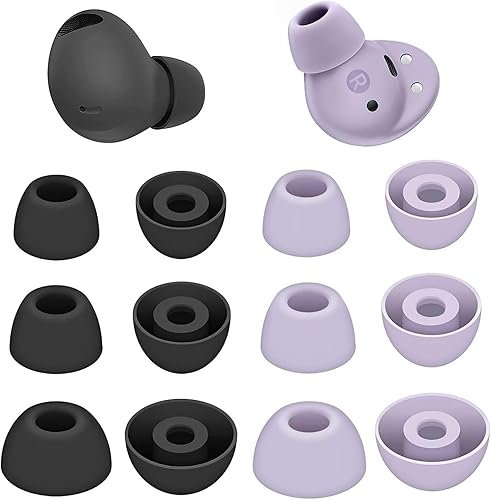 Puntas de repuesto para auriculares de abeto para Galaxy Buds Pro 2, piezas de repuesto para auriculares de silicona, puntas de goma, almohadillas