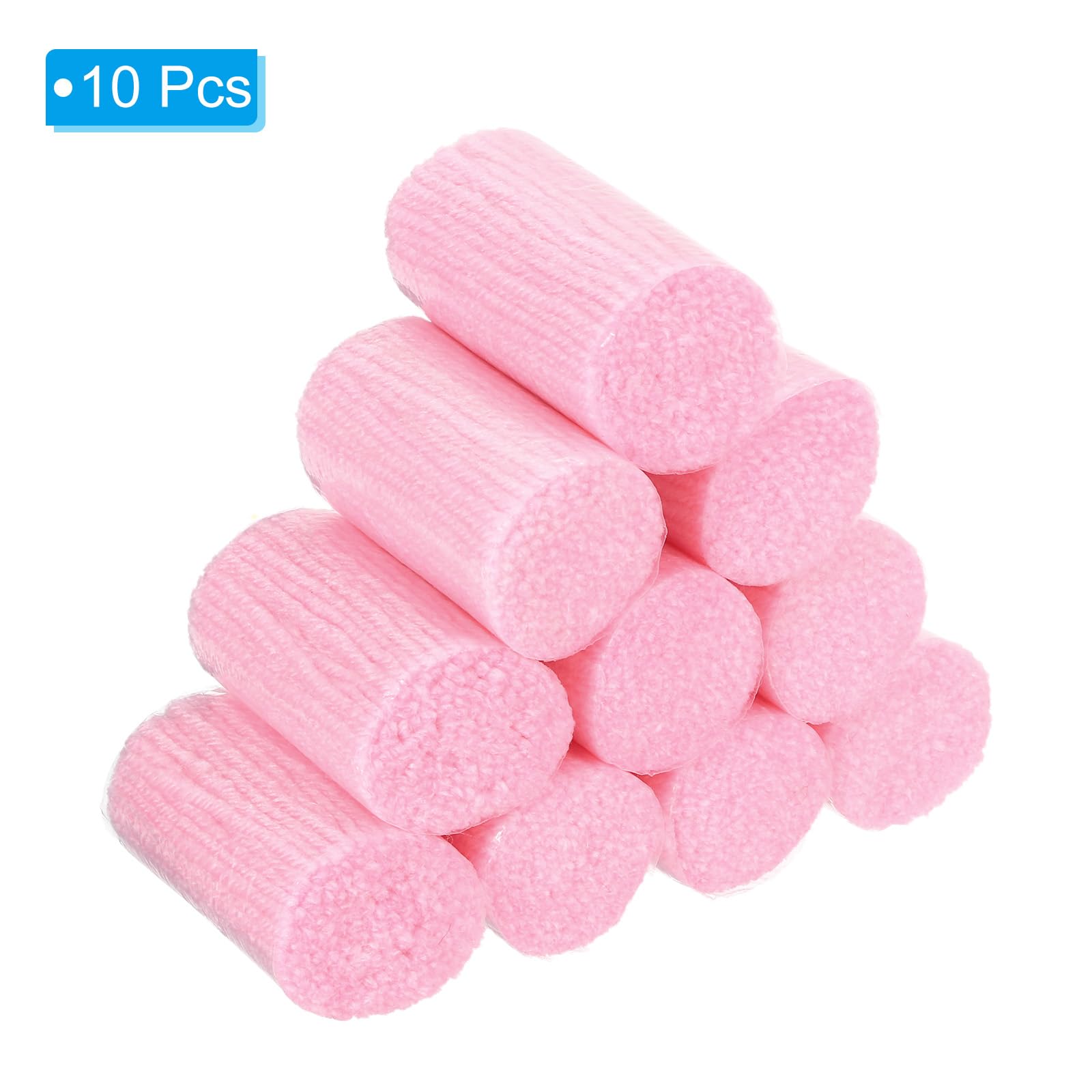 Patikil 10 Rolls Latch Hook Kit, Precut Yarn for Rugs & Tapestry, Pink - Image 3