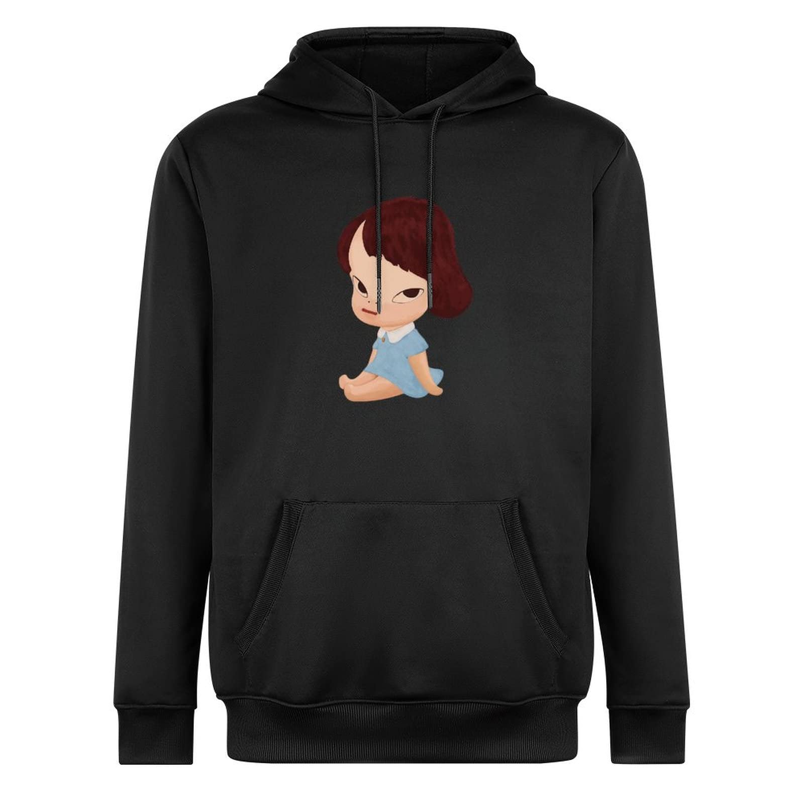 Amazon.co.jp: 奈良美智 パーカー トレーナー 裏毛 長袖 フード付き