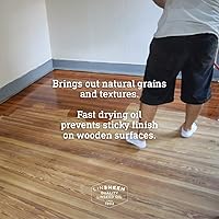 Vista 6 de Aceite de linaza hervido: tratamiento de madera de linaza de secado rápido para rejuvenecer y restaurar muebles de madera al aire libre e