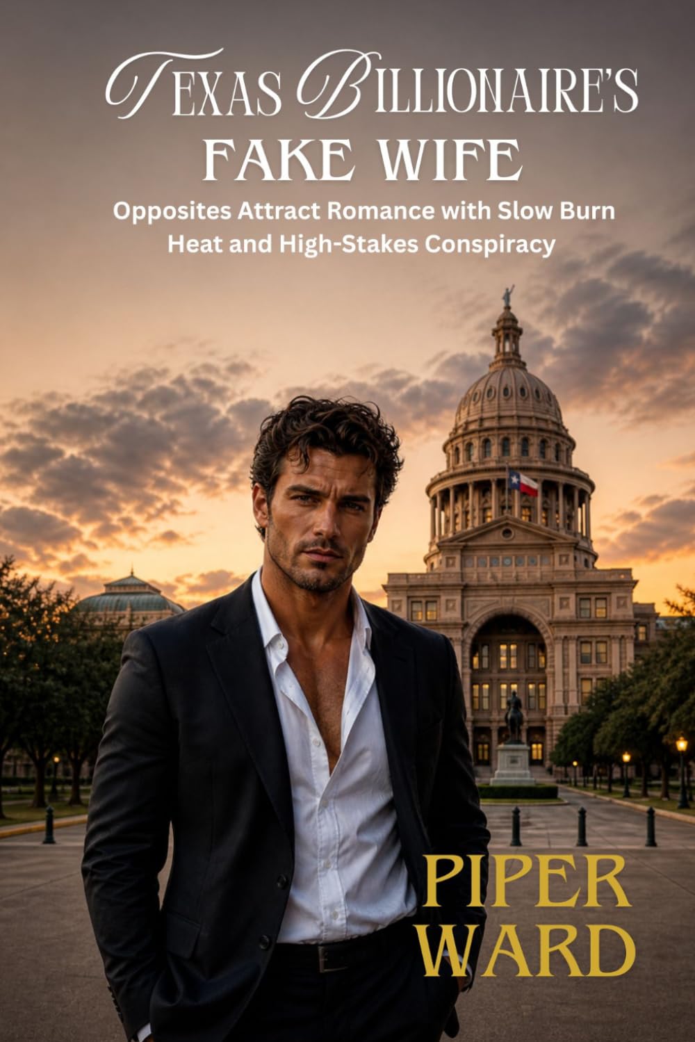 Texas Billionaire's Fake Wife: Opposites Attract Romance with Slow Burn Heat and High-Stakes Conspiracy