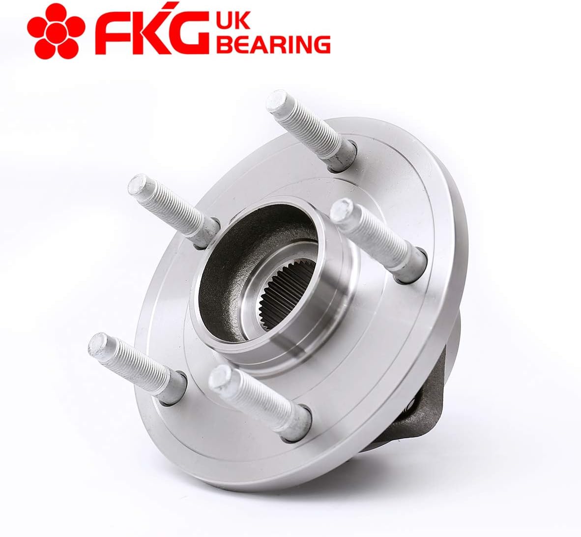 FKG 513228 Front Wheel Bearing Hub Assembly fit for 2005-2009 Dodge Dakota (4WD/RWD Non ABS Models), 2006-2008 Mitsubishi Raider (4WD/RWD Non ABS Models)