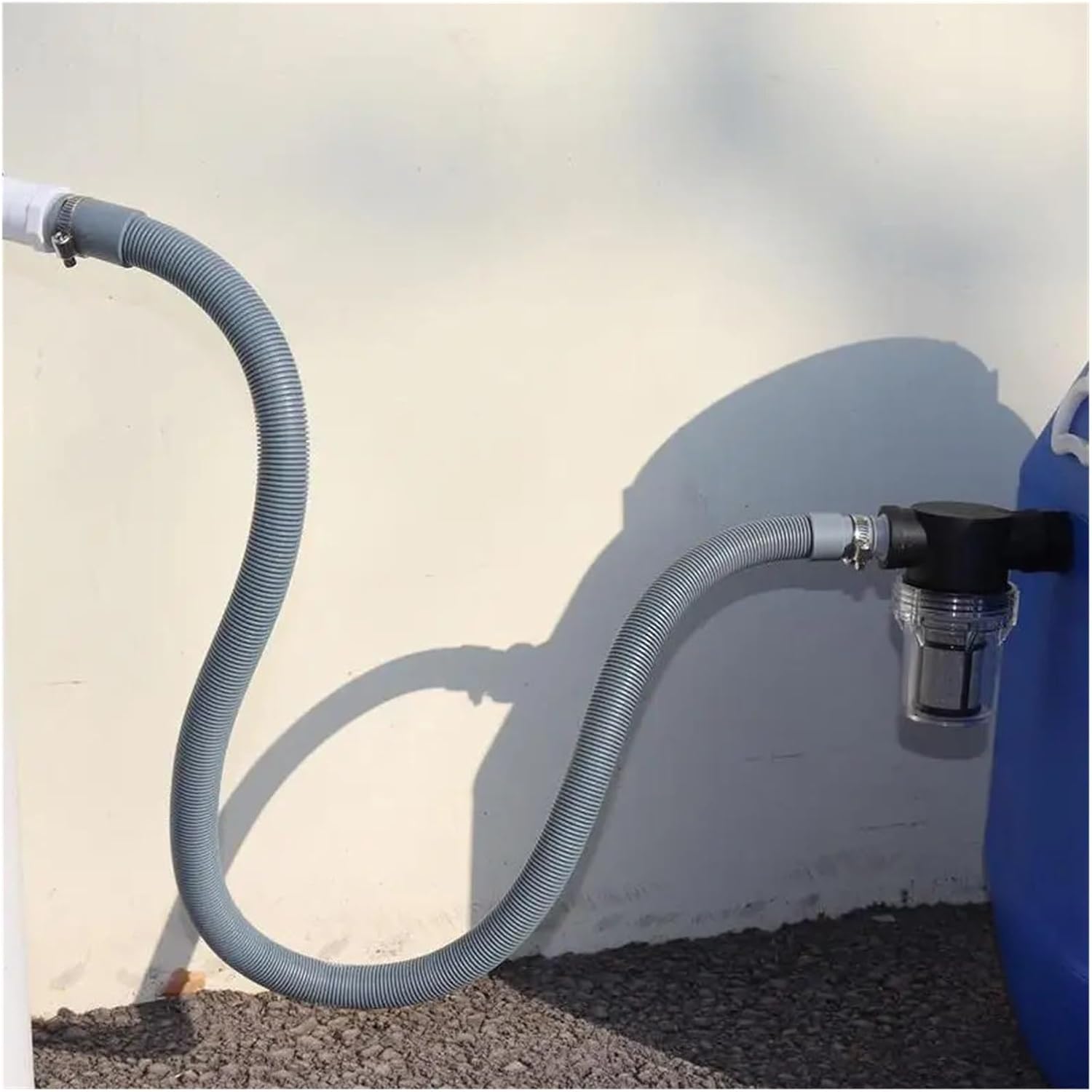 Rainwater Bucket Diverter Kit Ditch Collection PVC Drop Pipe System Garden Tools