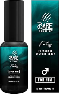 Fantasy Pheromone Cologne for Him - [Long Lasting Formula] Pheromone Perfume Cologne for Men 1oz. - Blackcurrant, Pinapple, Bergamot