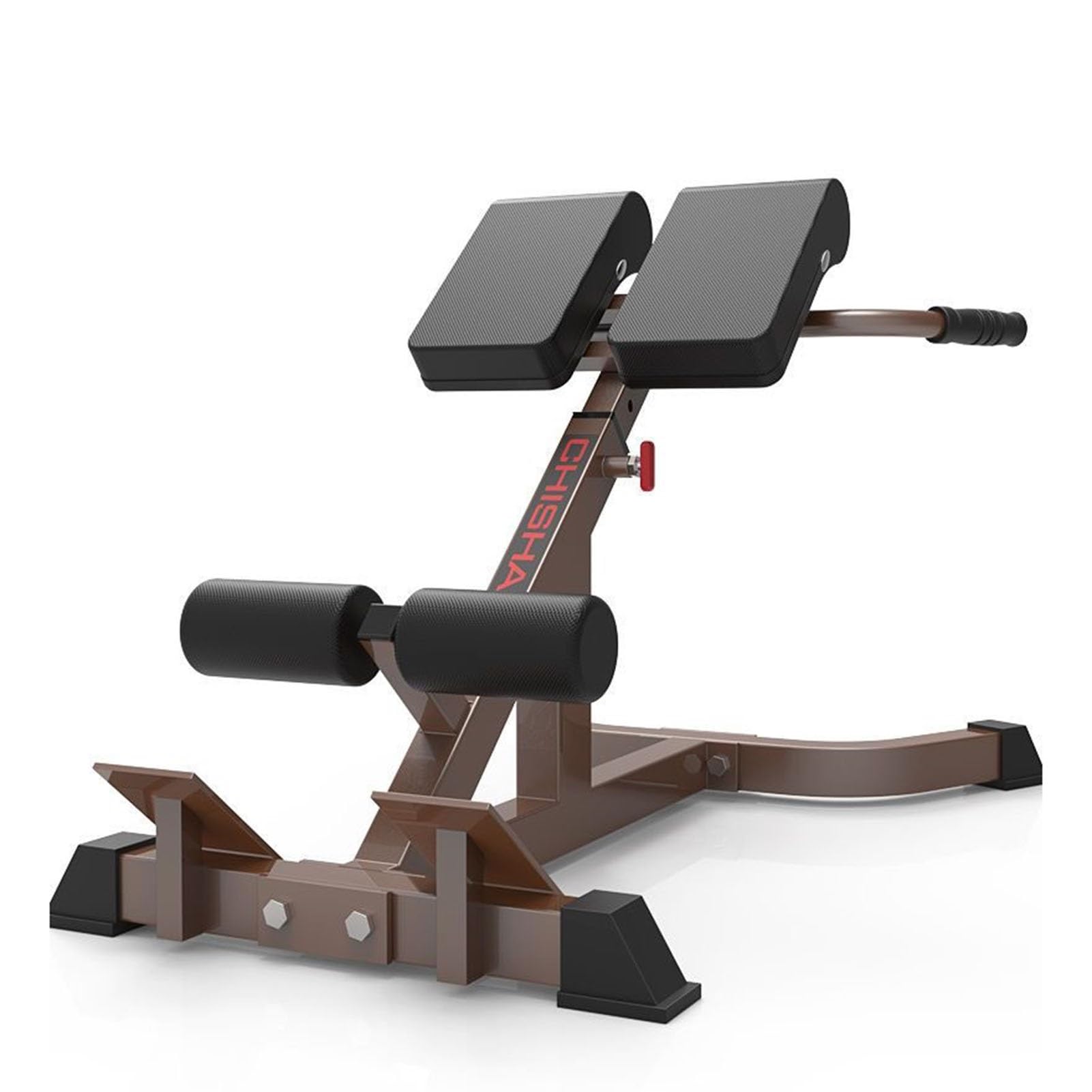 Multifunzione sedia romana estensione della schiena macchina iperestensione panca addominali esercizio forza gambe trainer for palestra domestica altezza regolabile capacità massima 300 kg
