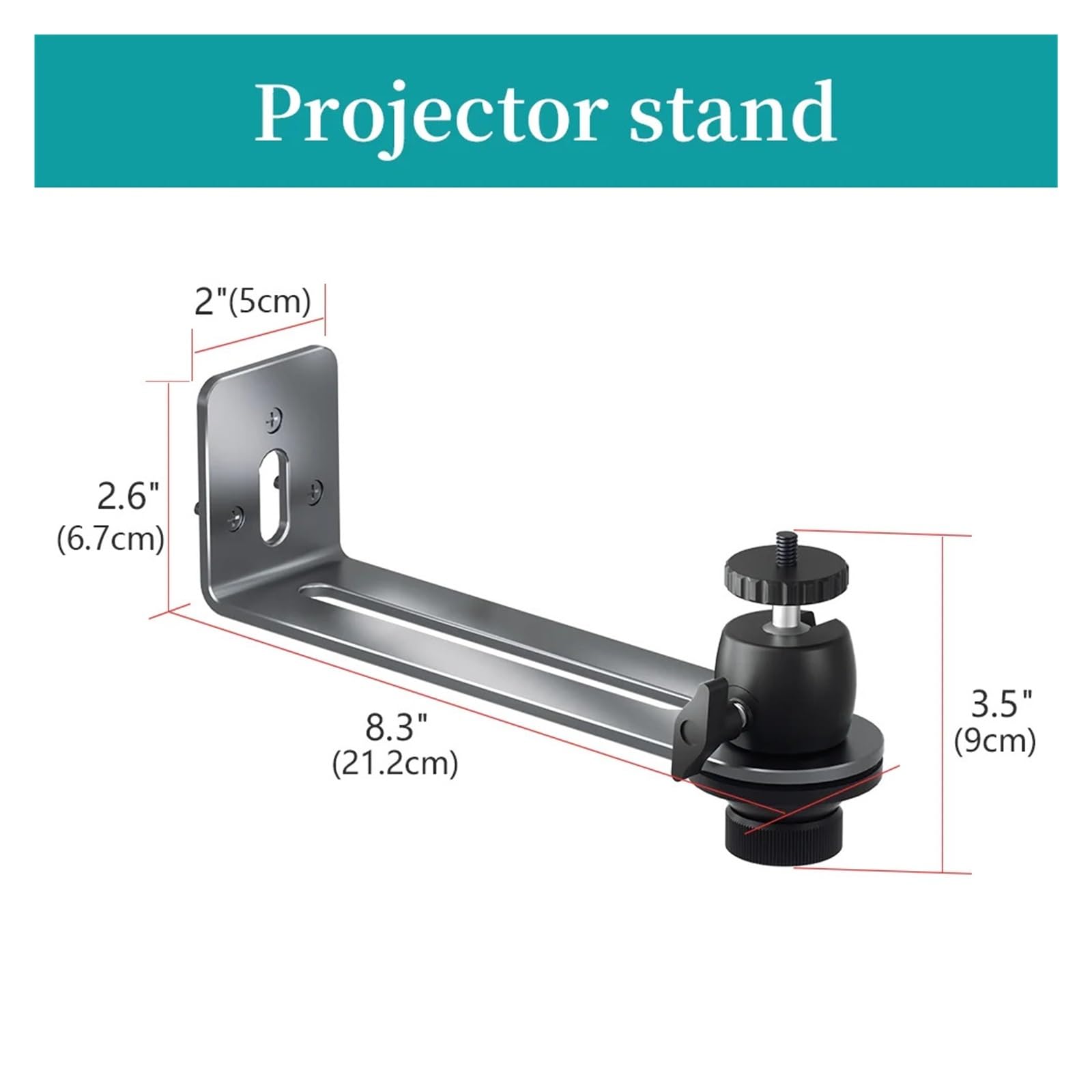 Soporte de Pared for proyector, Soporte Ajustable multiángulo