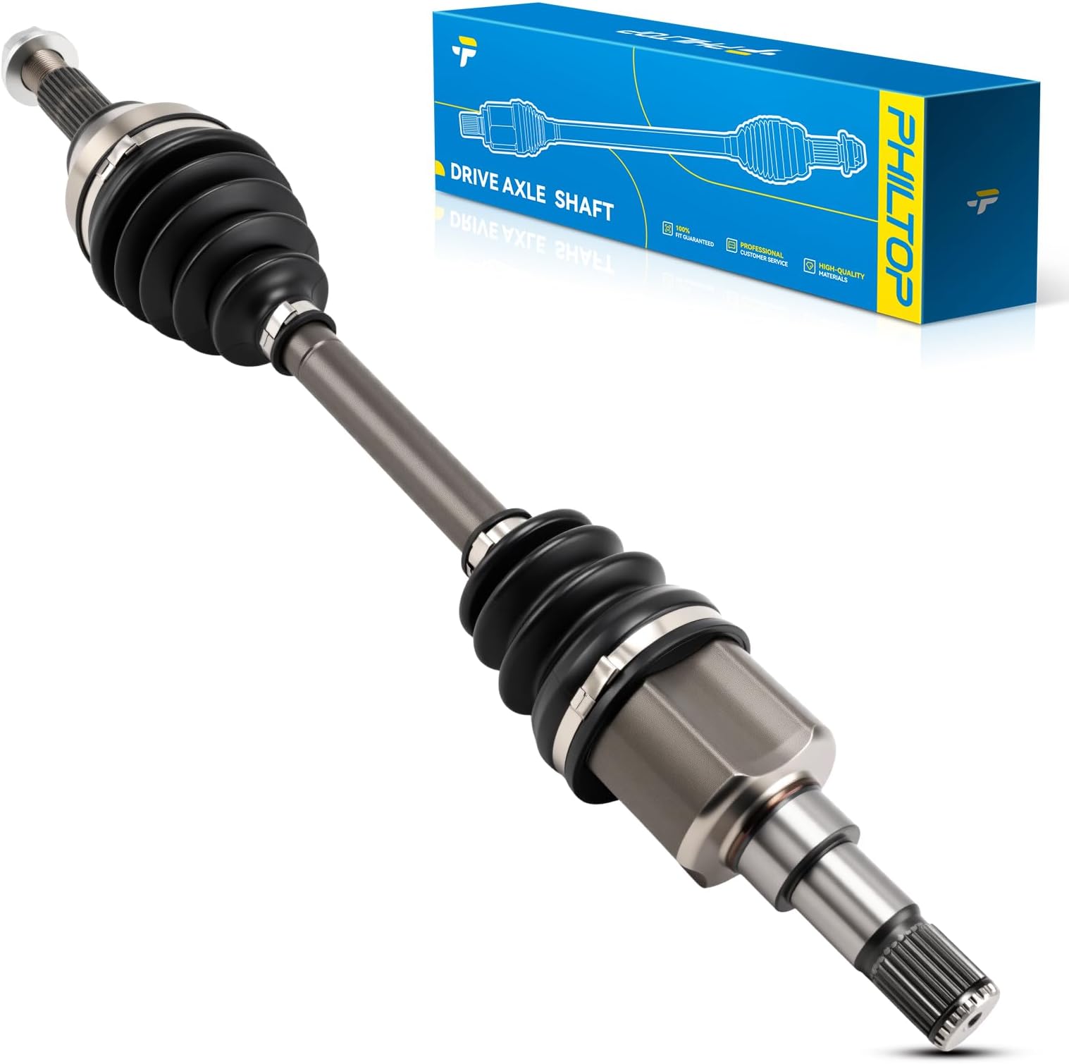 PHILTOP Front Left CV Axle Shaft Assembly for Ford Focus 2000-2011, 66-2143 CV Axle Shafts