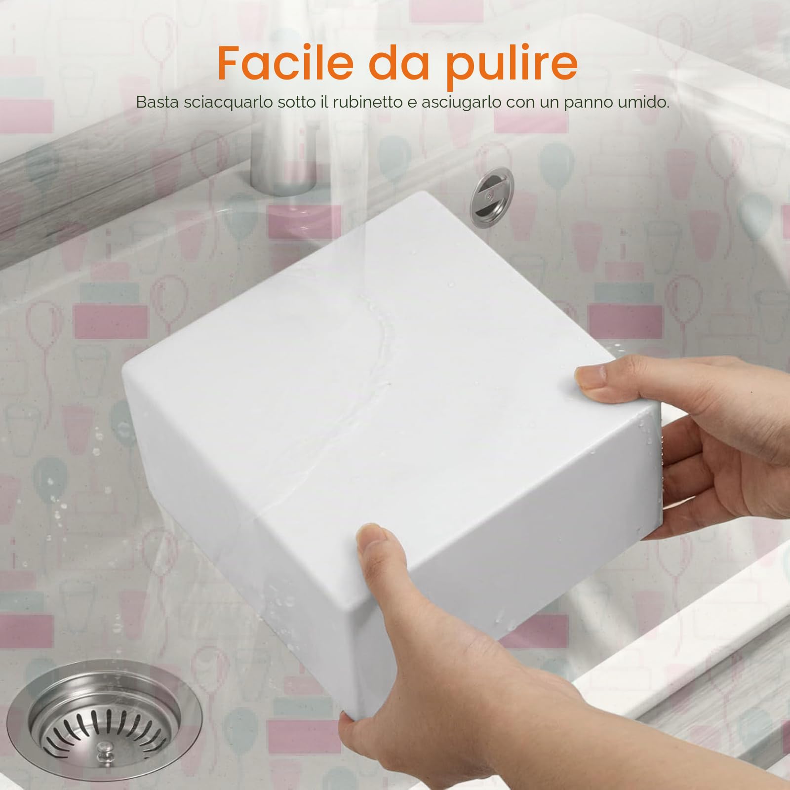 Espositore da Buffet per Aperitivo,Alzate per Buffet Bianco,set di 6 Supporti in Plastica per Torte,Dessert,Oggetti da Collezione,Gioielli,Supporto Cubico Annidabile di Varie Dimensioni