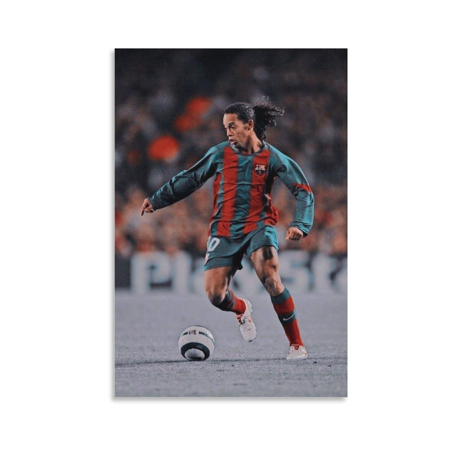 Ronaldinho Legendary Brazilian Football Player Poster (8) Artworks Picture Print Poster Wall Art Painting Canvas Gift Decor Home Posters Decorative 16x24inch(40x60cm)