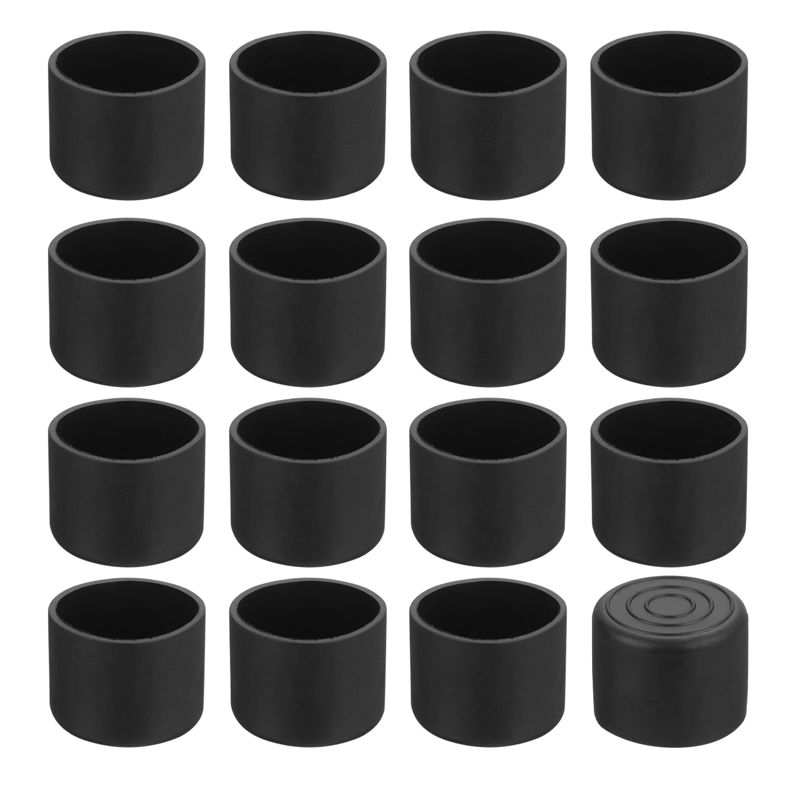 uxcell 36Pcs Chair Leg Caps, Fit OD 32mm (1-1/4 Inch) Non-Marking PVC Chair Leg Tips Non-Slip Chair Leg Floor Protectors Round Table Covers End Caps