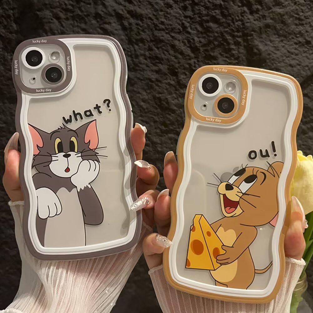 iphone13 用ケース トムとジェリー アイフォン13 スマホケース 人気オシャレ 透明 軽量 超耐衝撃 指紋防止/滑り止め黄変防止/衝撃吸収保護ケース