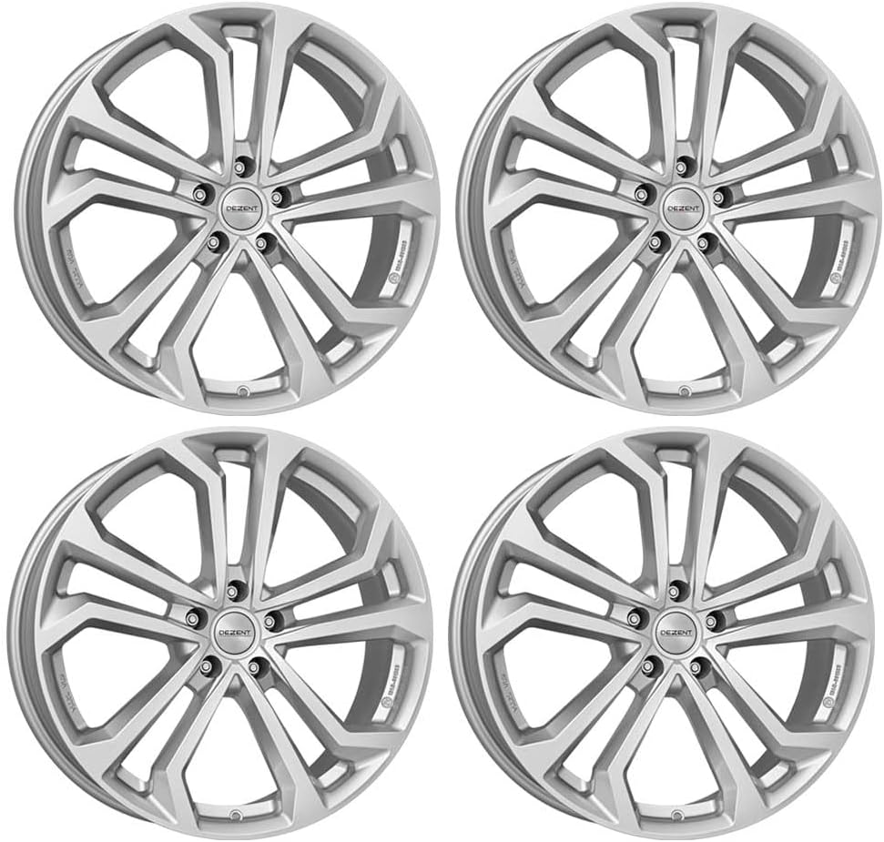 4x Dezent alloy rims TA silver 7.5Jx17 ET38 5x114.3 compatible with Ford Maverick