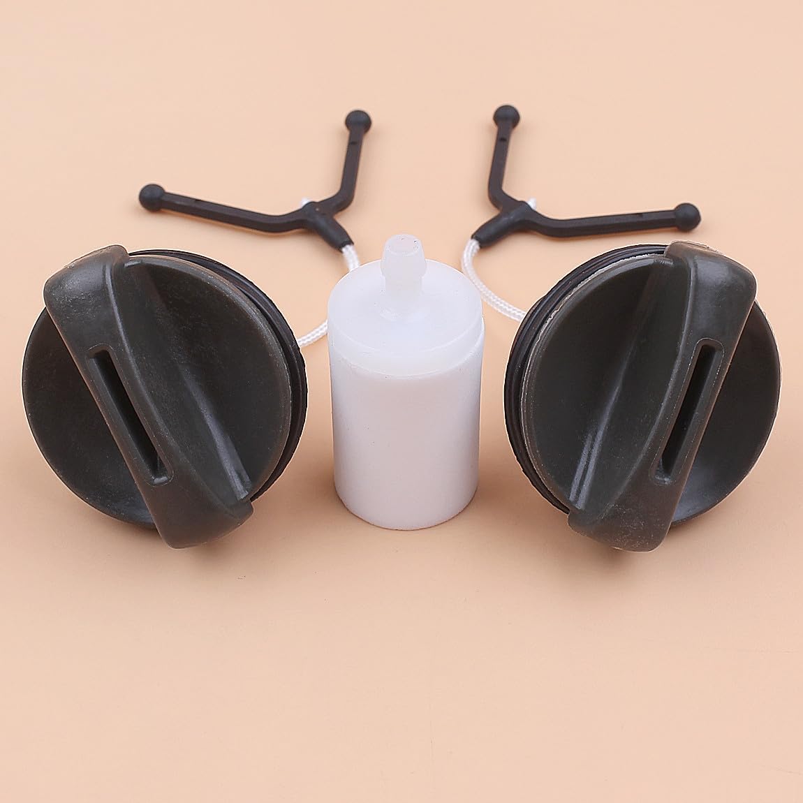 2 Fuel Gas Oil Tank Cap Fit Husqvarna 455 460 570 576 372 385 390 2200 Chainsaws