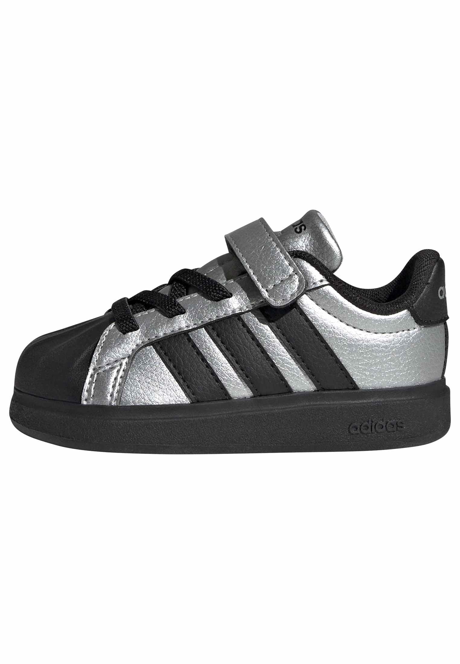 adidas Unisex Baby Streettalk Infants Shoes, Silver met./core Black/Silver met., 7 UK Child