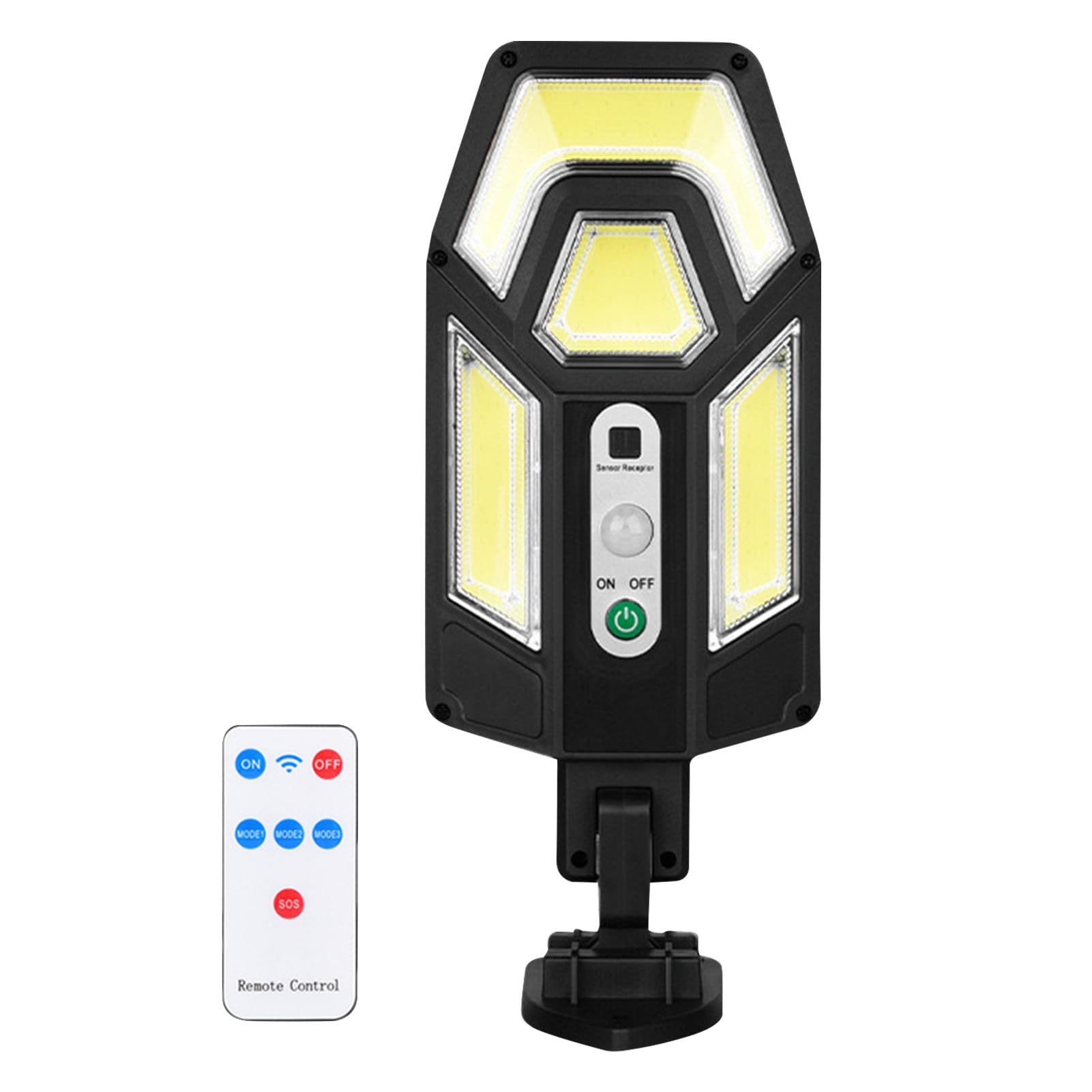 Apliques de pared solares IP65 para iluminación exterior de patios 8