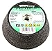 Forney 72374 Grinding Cup Wheel, Type 11 Flared Masonry with 5/8-Inch-11 Threaded Arbor, C16, 5-Inch-by-2-Inch, Red