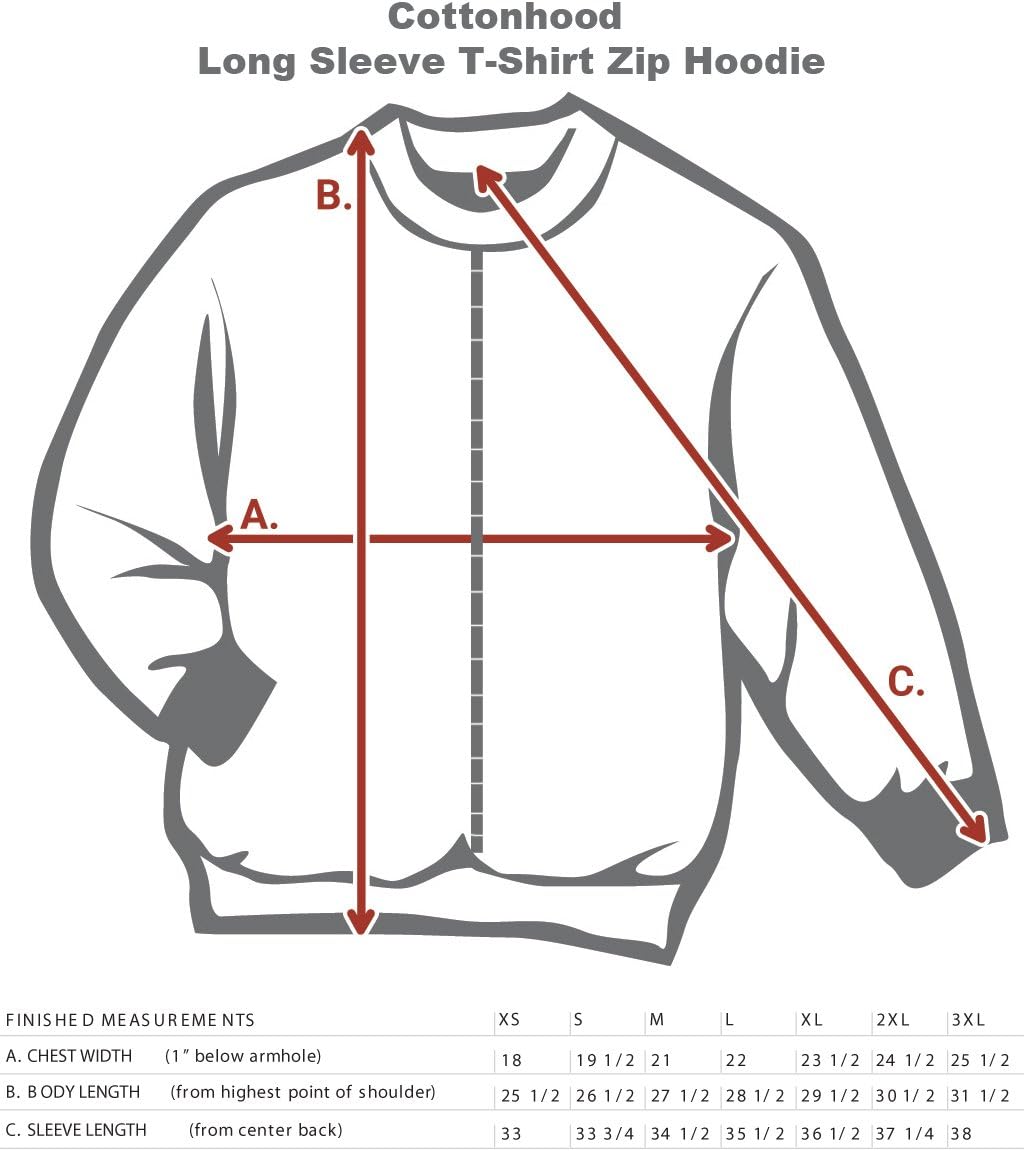 Cottonhood Lightweight Jersey Zip Hoodie for Men – Full Zip Casual Cotton Hoodie, Soft Long Sleeve - Image 4