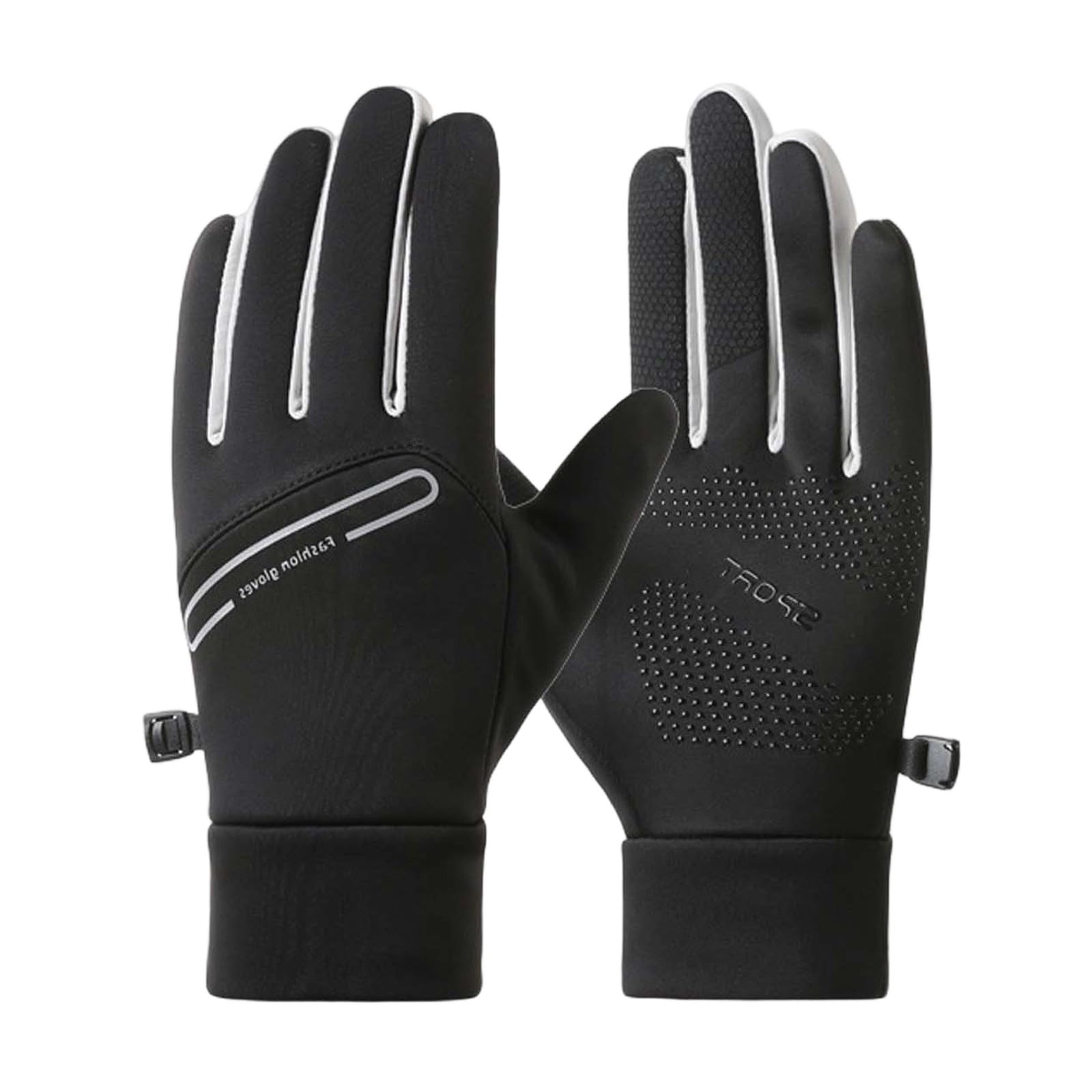 Lightweight Winter Gloves for Men Women Touchscreen Thermal Glove Non-Slip Elastic Cuff Gloves Warm Running Glove