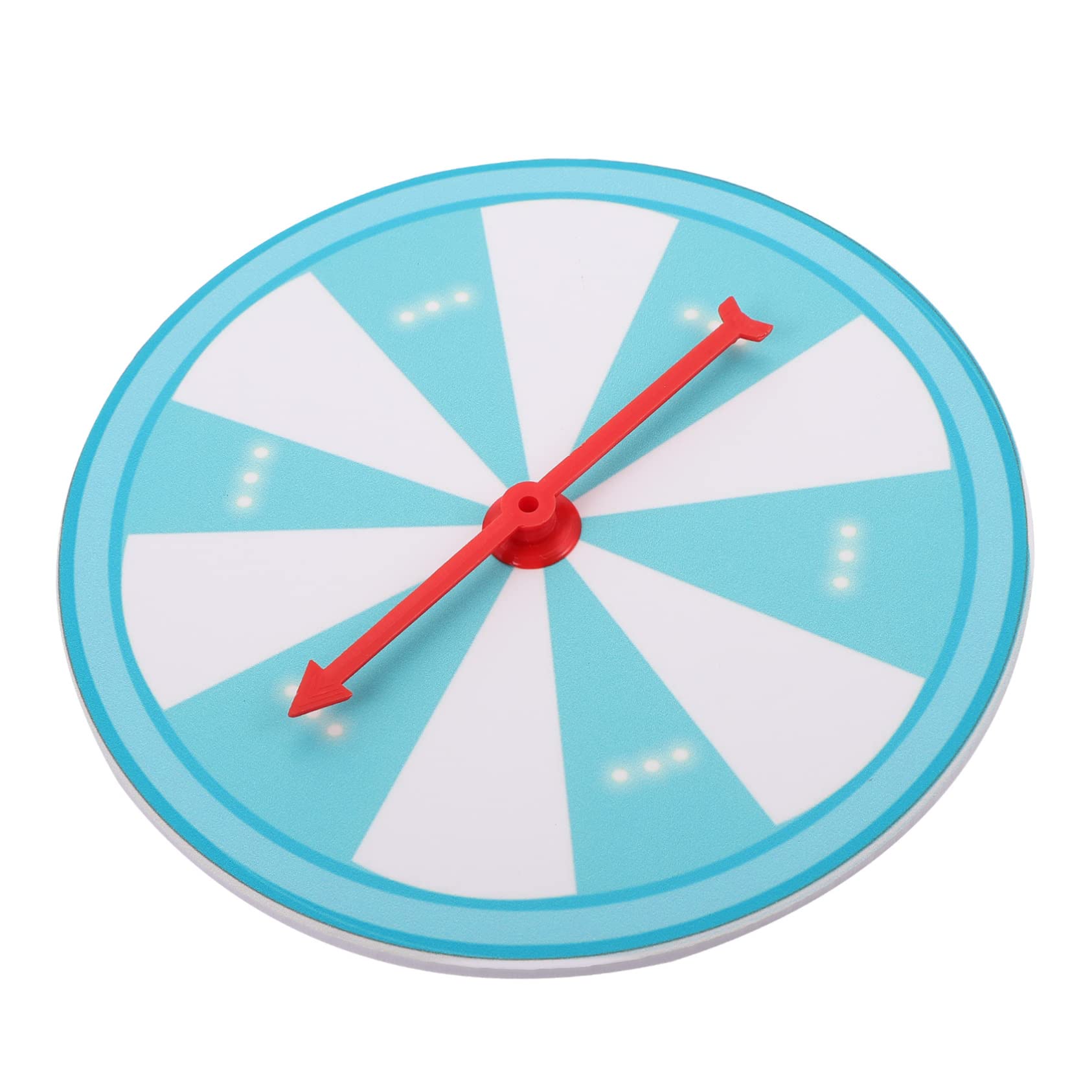 Toddmomy 1pc Editable Prize Wheel Reusable Turntable for Parties Fun Games Events Design for Adults Compact Portable Long Lasting Entertainment