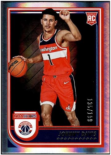 Johnny Davis RC 2022-23 Panini Hoops Premium Foil 199#240 ROOKIE NM+-MT+ NBA Basketball Wizards