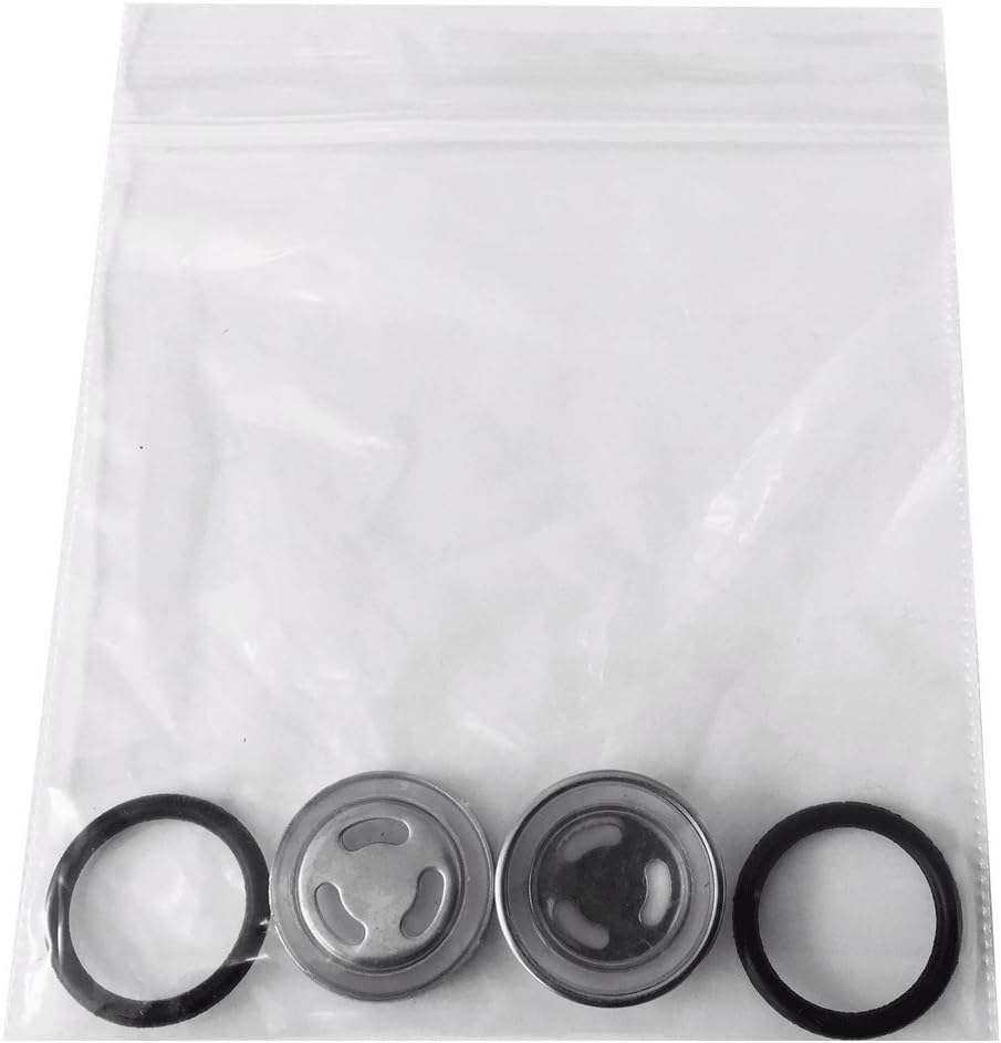 Master Cylinder Sight Lens 18mm - (Pair of 2), Premium Set Replacement with O-Rings for Hydraulic Brake Lever by Precision Auto Products