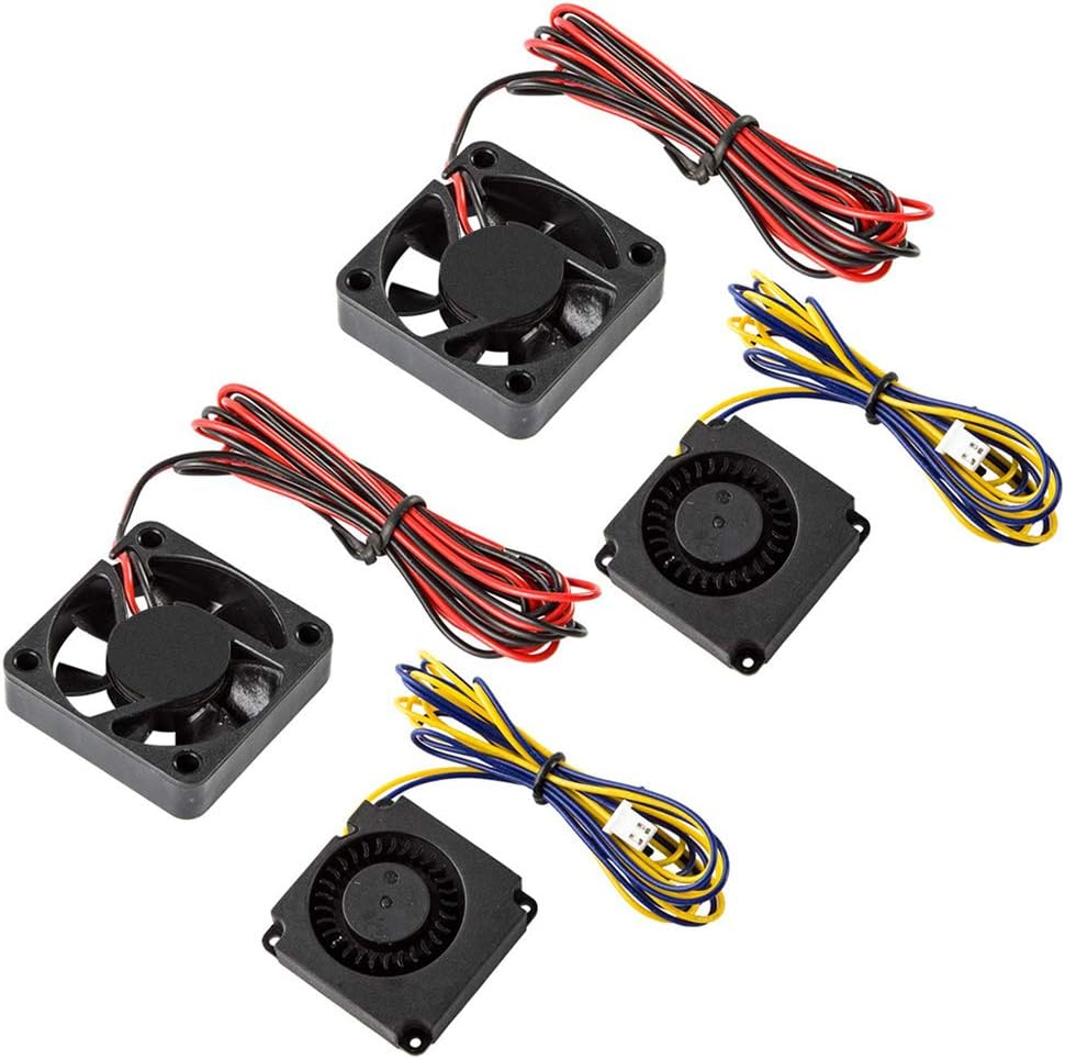 Sovol Creality Original 4010 Fans 40x40x10MM Extruder Hot End Fan and DC 24V Turbo Fan for Ender 3 3D Printer