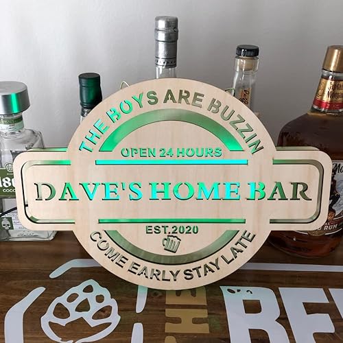 Miniatura 4 de Señal de neón de la cueva del hombre de la fecha del nombre personalizado, Letrero LED de la barra del hogar, Señal de luz de la cueva del hombre,