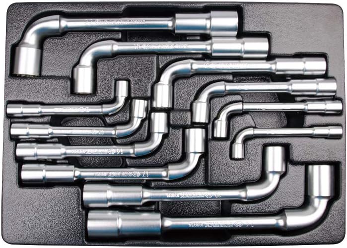 KING TONY 91812MR Pipe Wrench for Tool Trolley, Set of 12