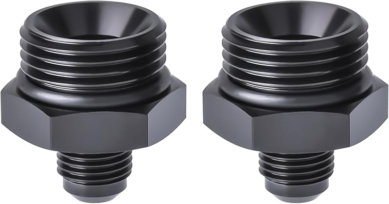 Adaptador de conexão 6AN macho para 12AN ORB JXFZLCYGCSM – 2 unidades