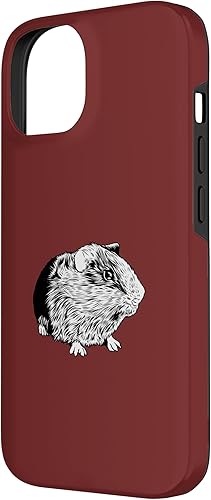 Miniatura 5 de iPhone 12 mini Black and white drawing - guinea pig Case