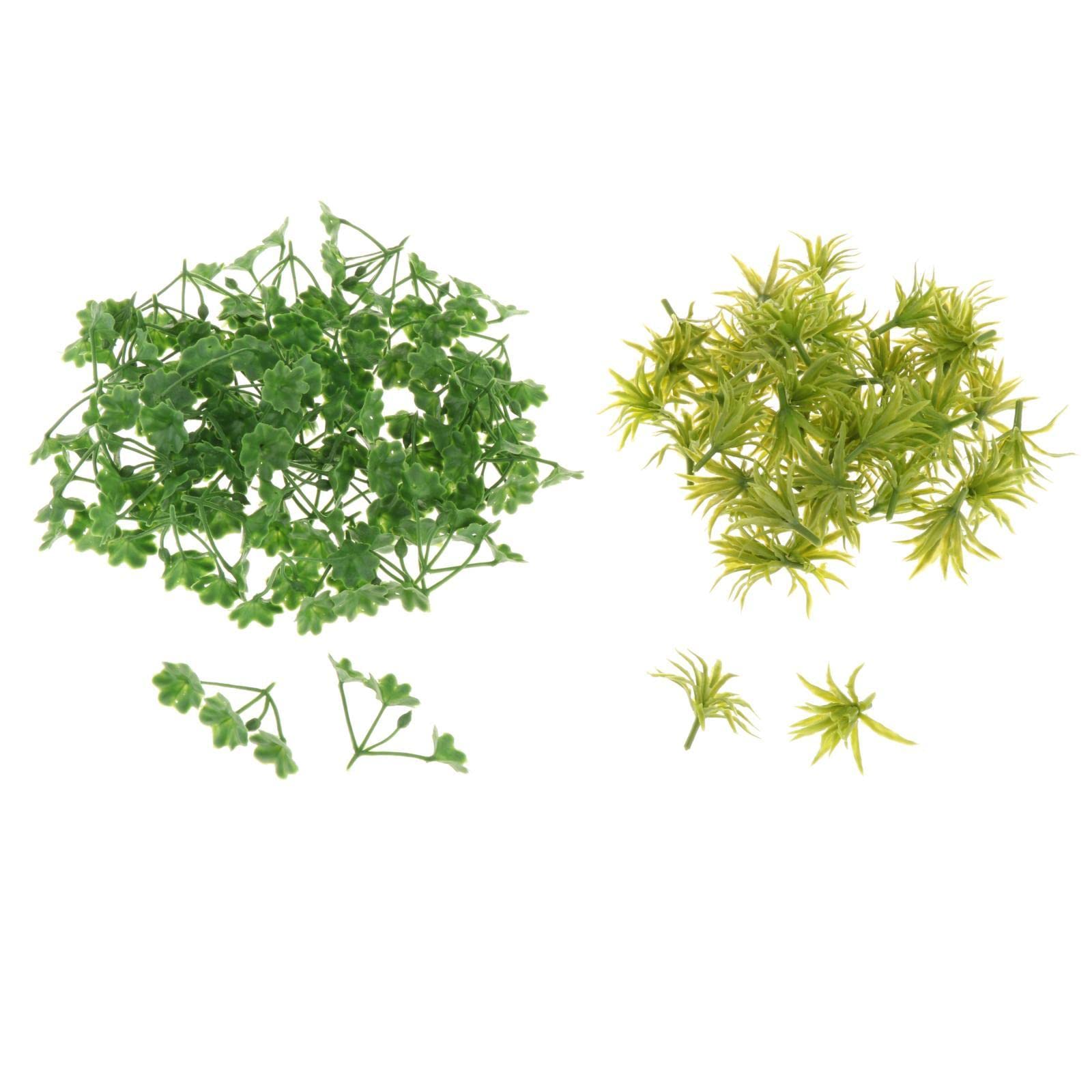 Milageto 100Pcs Scenery Model Grass Mini Landscape Grass for DIY Scenery Landscape