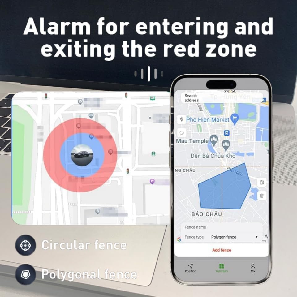 Miniatura 5 de Rastreador GPS 4G para vehículos, monitor de ubicación en tiempo real, alertas antirrobomanipulación, tiempo de espera prolongado, soporte