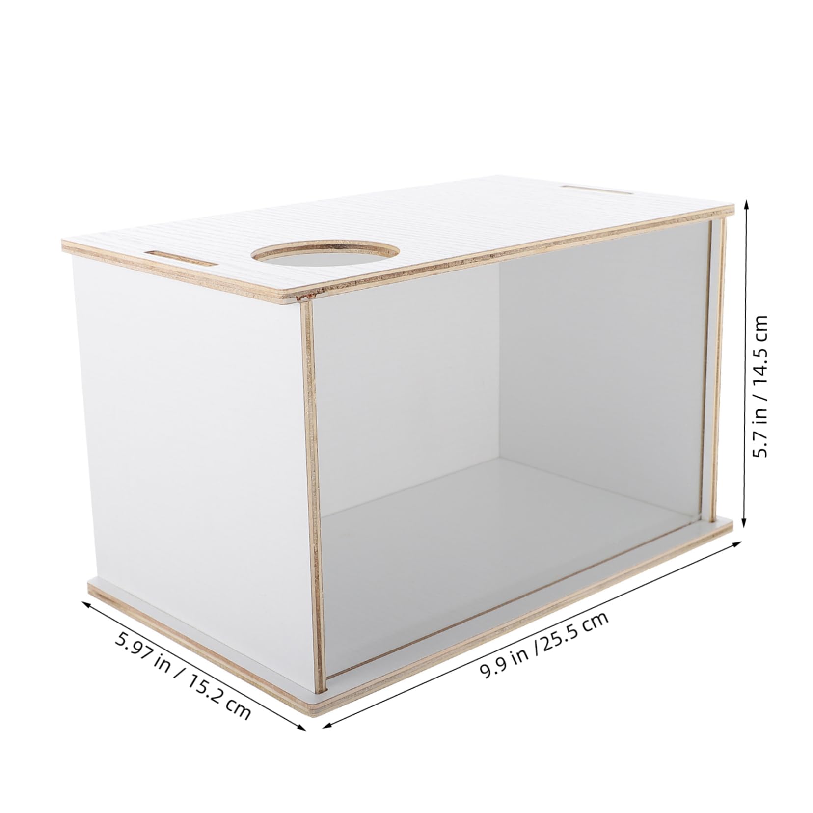 BESTonZON Multifunktions Sandbadebox für Hamster und Kleintiere, Weiß