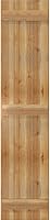 Vista 5 de Ekena Millwork RBJ06S16X072RWR TimberCraft Tres tableros de 5 3/8" unidos de madera rústica, persianas de madera rústica (por par), 16 1/8" de ancho