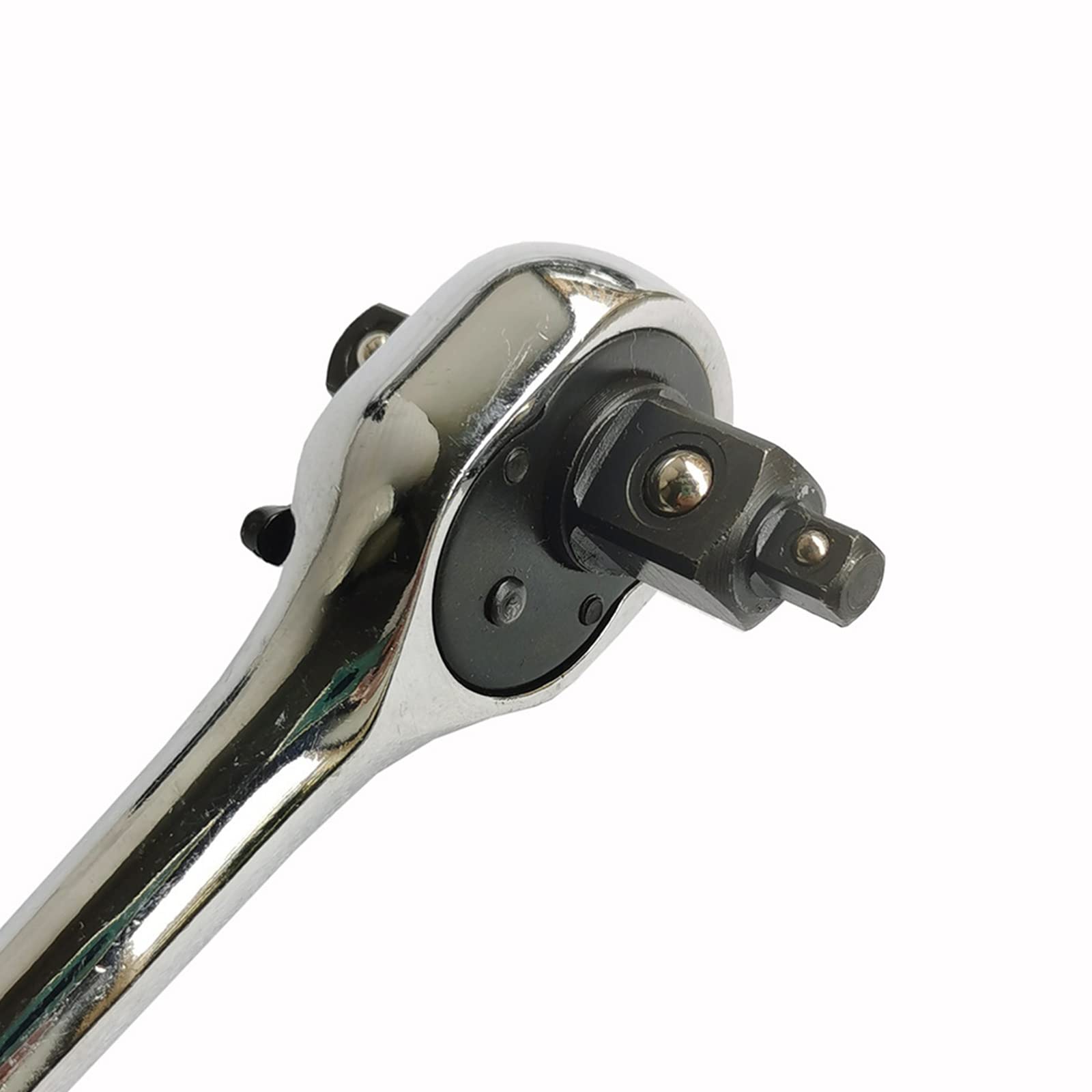 Llave de trinquete 1/2 3/8 1/4 pulgadas, acero al carbono, 72 dientes, reversible