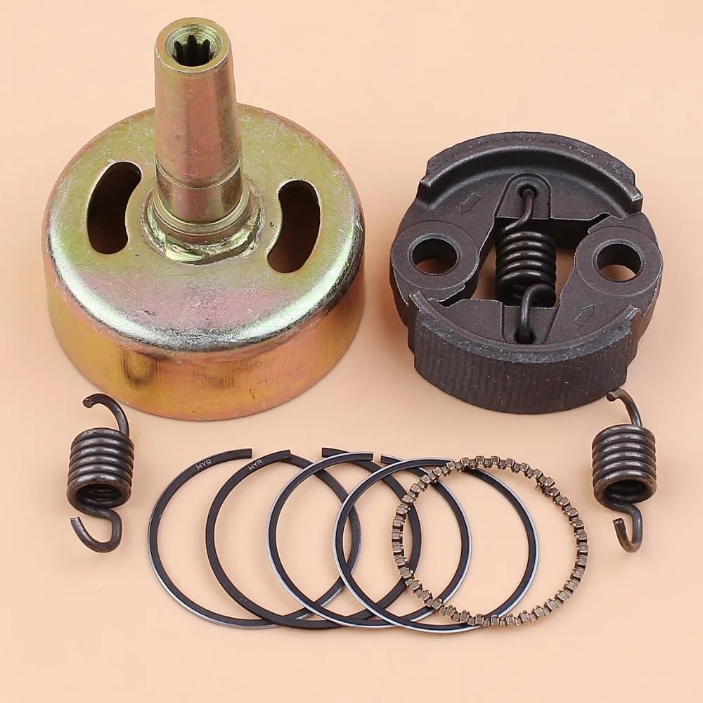 Anneaux de piston GX25 et kit embrayage 7 dents pour réparer la perte de puissance