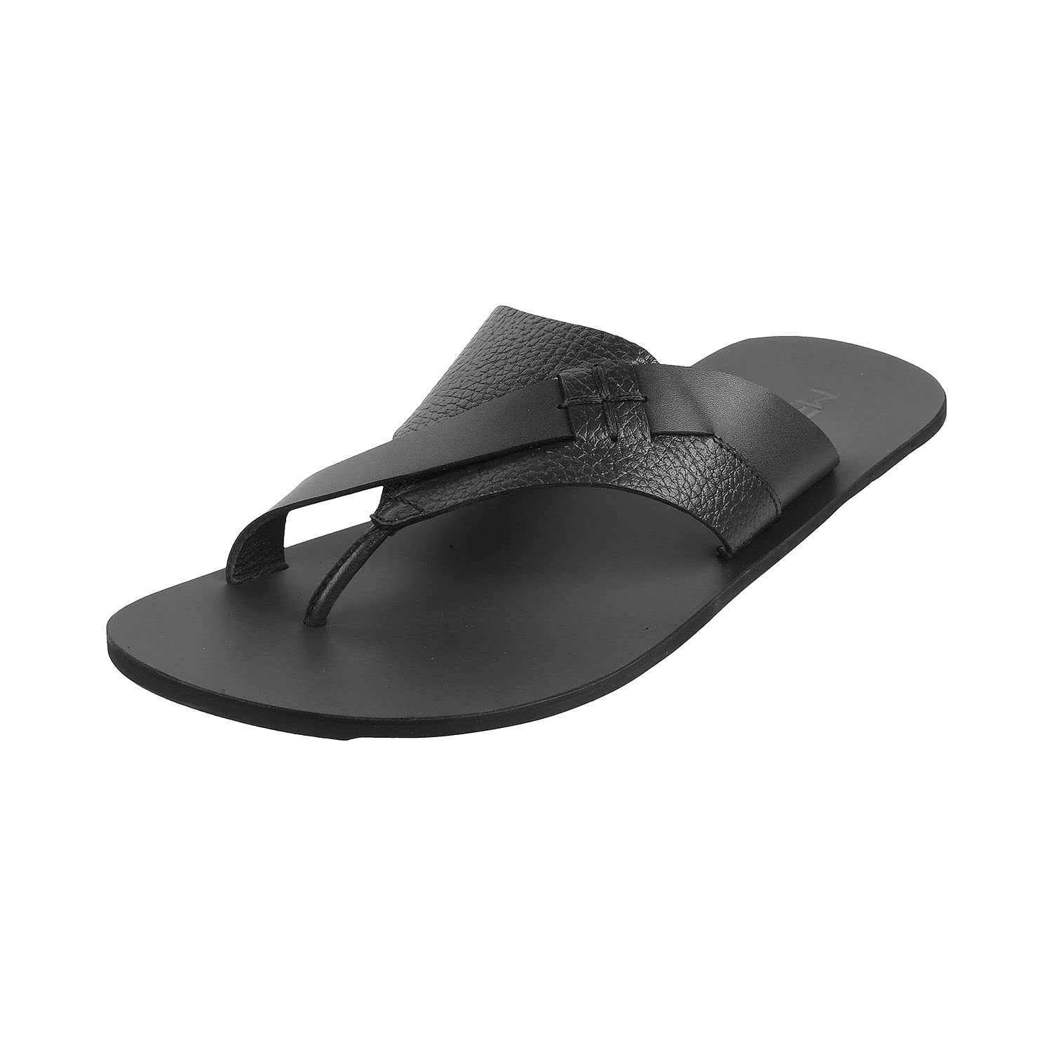 Metro Mens Leather Black Slippers (Size (10 UK (44 EU)) (B0B9NYNTHX) Amazon Price History, Amazon Price Tracker