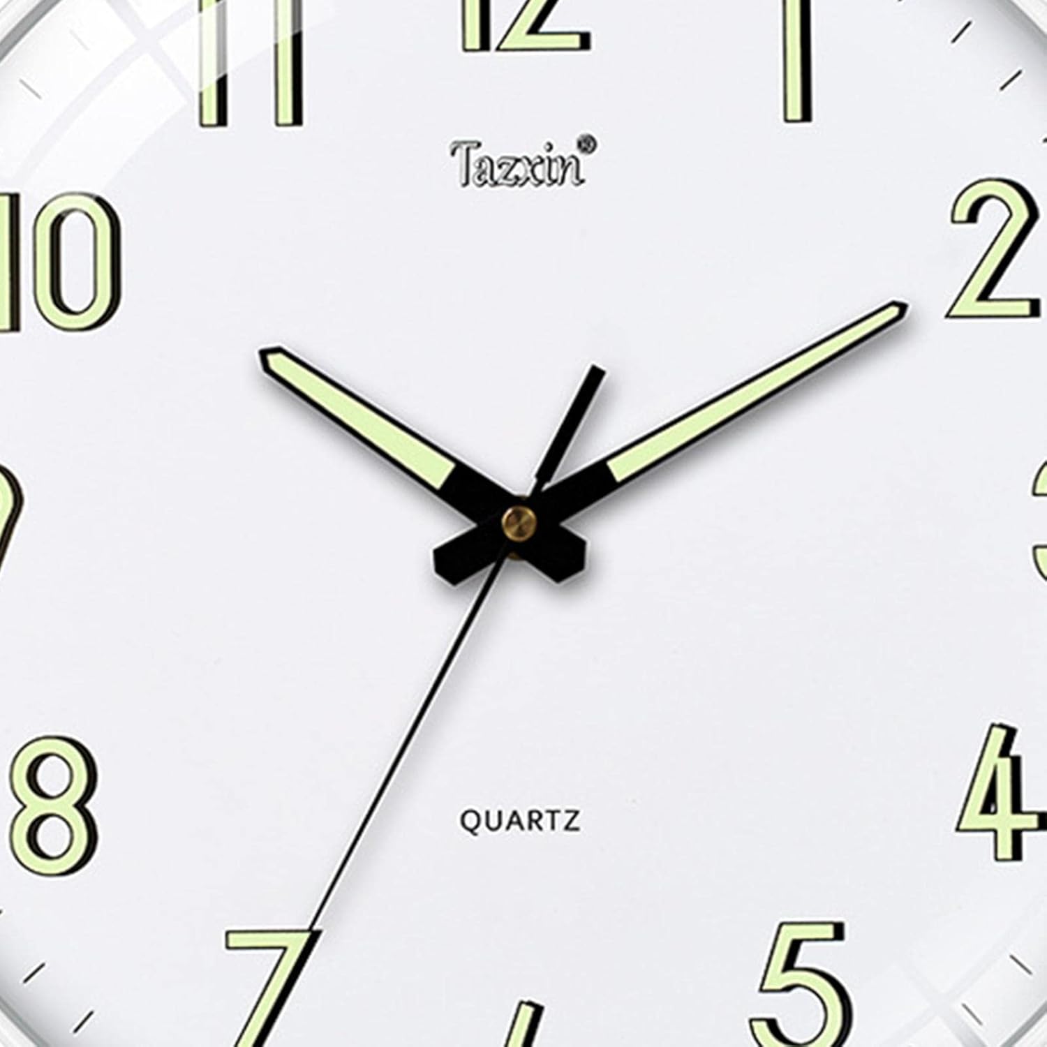 Buy ADITYA Glow in The Dark Wall Clock Luminous Silent Sweep Round White Online at Low Prices in