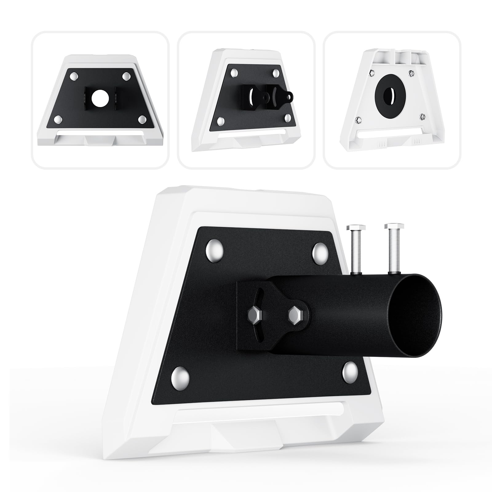 Soporte ajustable Starlink Gen 3, adaptador de tubo Starlink Gen 3, para base de montaje Starlink V3, placa de montaje ajustable Starlink V3, diámetro del tubo de 1,73 (4,4 cm) pulgadas