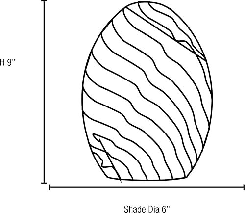 Miniatura 2 de Brandy FireBird - Colgante de cordón LED E26 - Acabado de bronce aceitado - Pantalla de cristal de cielo rojo