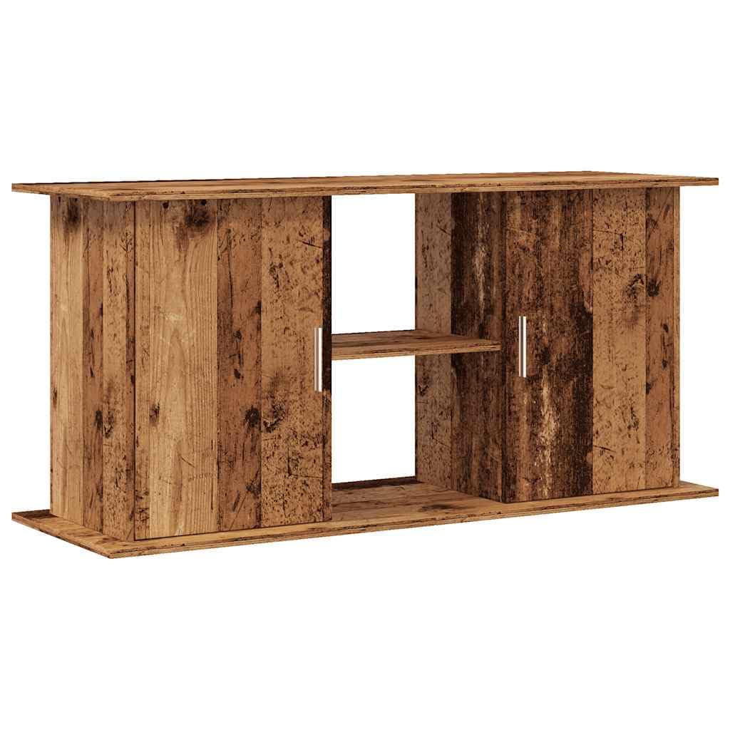 Vidaxl (Old Wood, 121 X 41 X 58 Cm) Aquarium Stand Fish Tank Stand Aquarium Cabinet Old Wood Engineered Wood