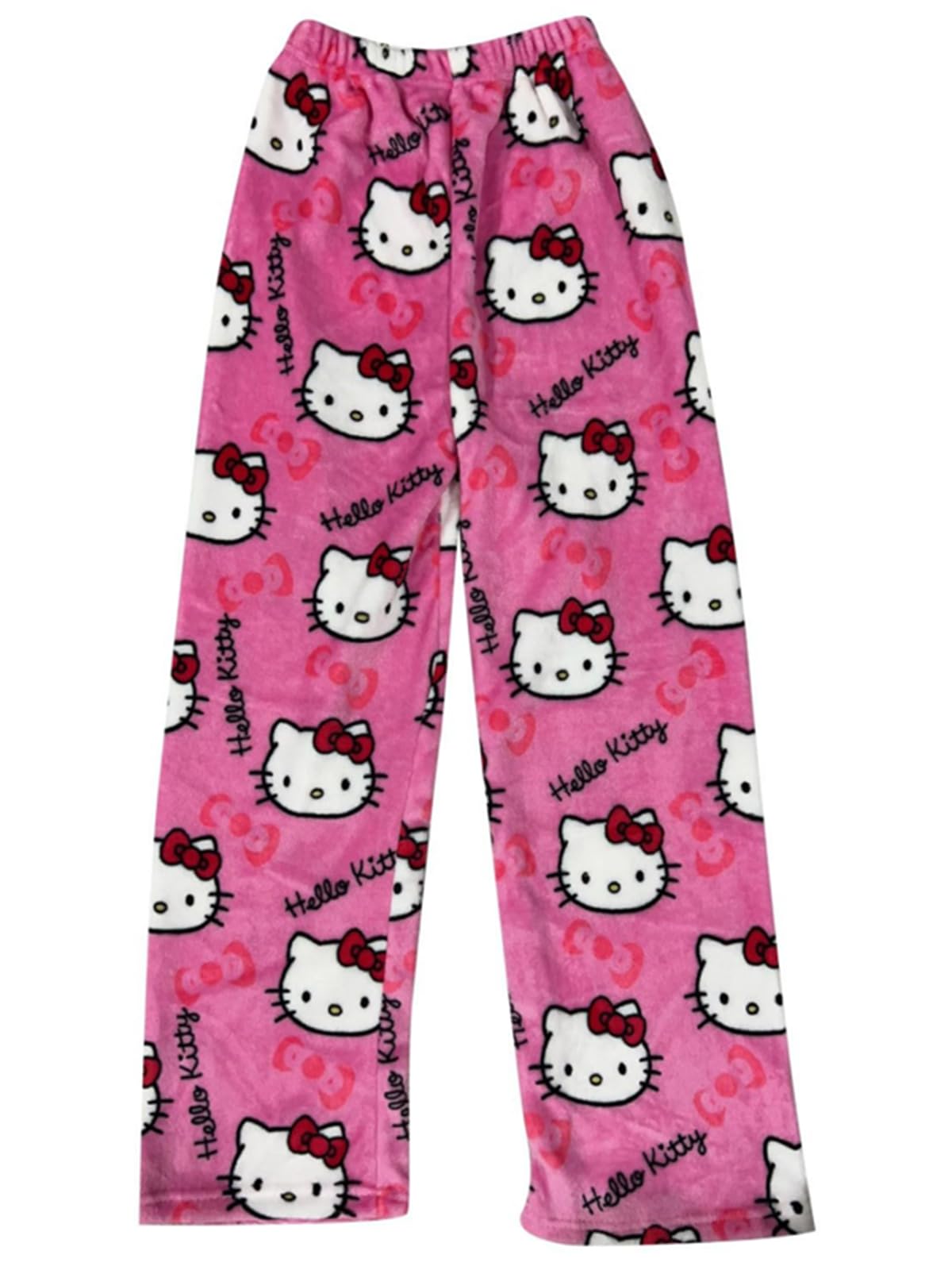 Chnnamzu Womens Pyjama Bottoms, Flannel Pjs Pants for Women Anime Cartoon Super Soft Comfo...