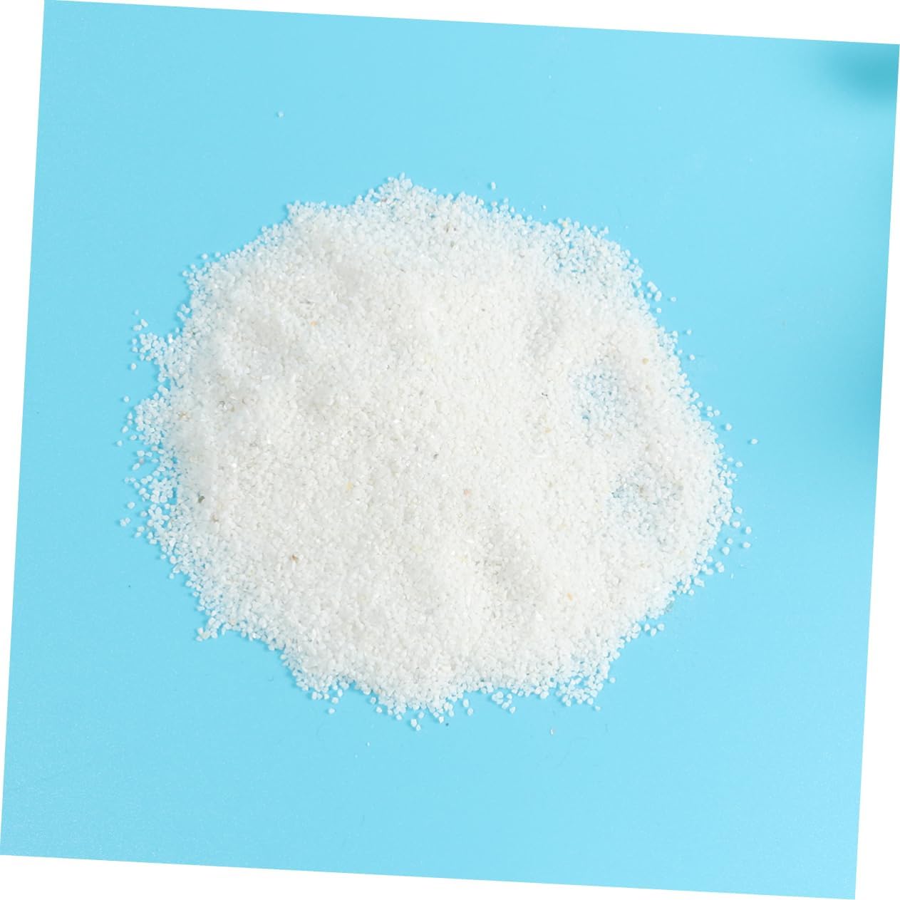 YARNOW 500g Pure White Natural Quartz Sand for Fish Tank Vase Decoration Aquarium Garden Enhancement