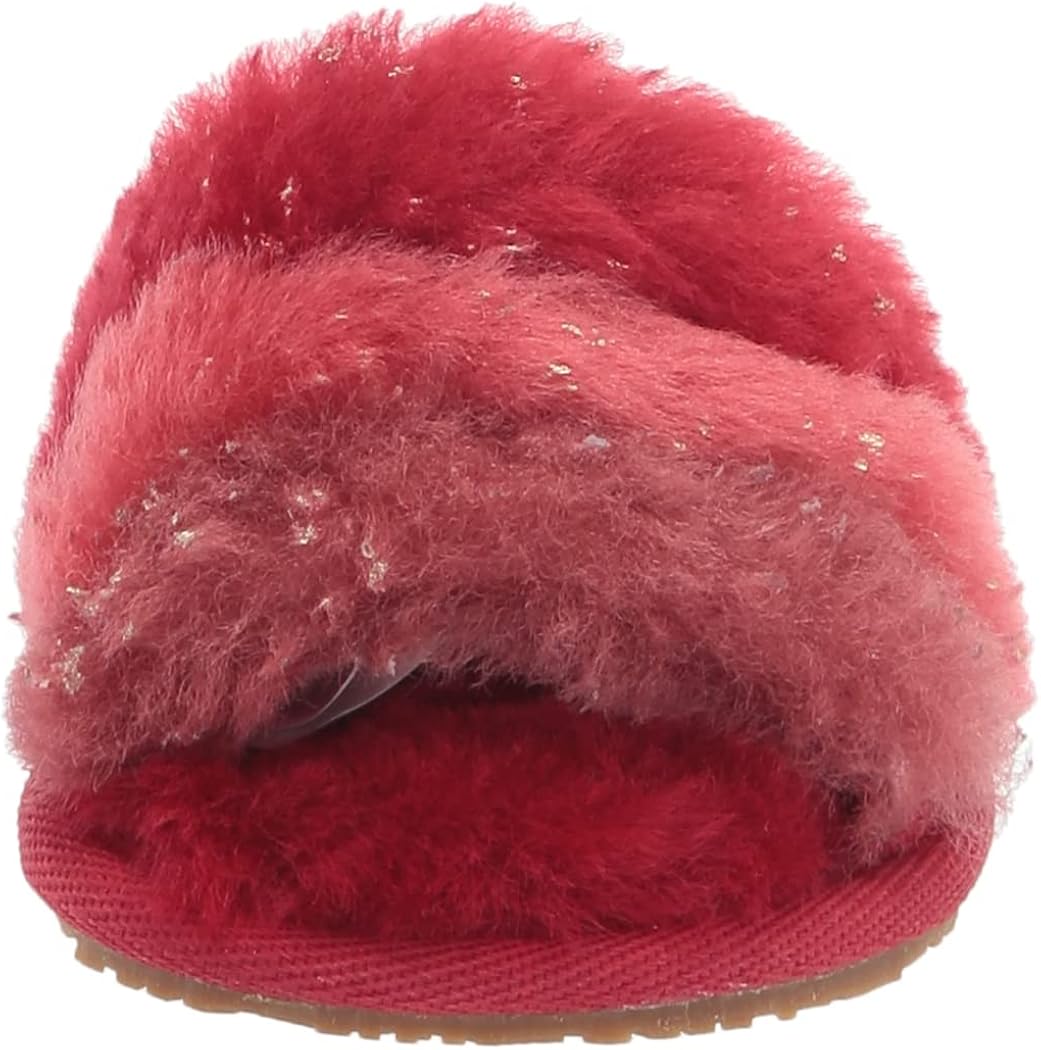  | UGG Unisex-Child I Fluff Yeah Metallic Sparkle Slipper | Slippers