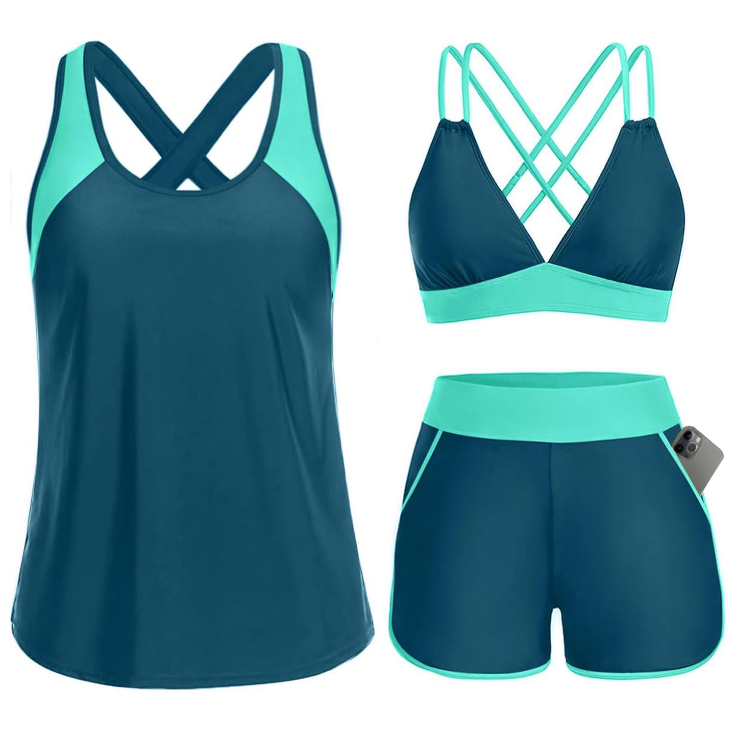 Daci 3 piece tankini