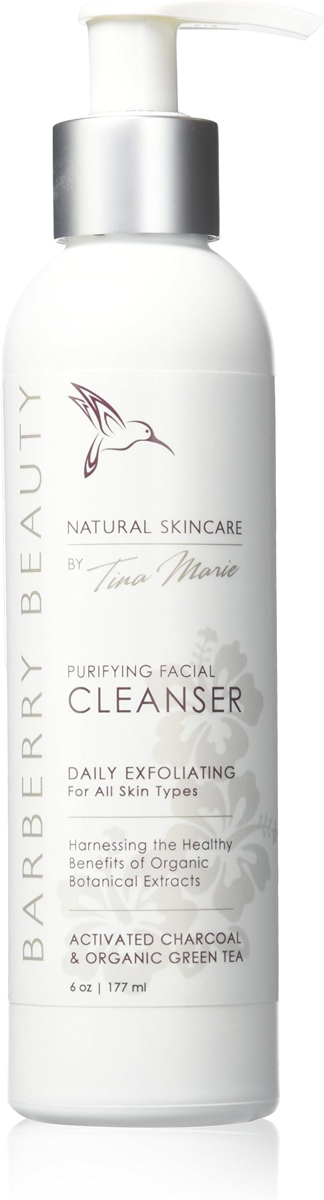 [Step 1] Purifying Facial Cleanser with Activated Charcoal & Organic Green Tea - Daily Exfoliator