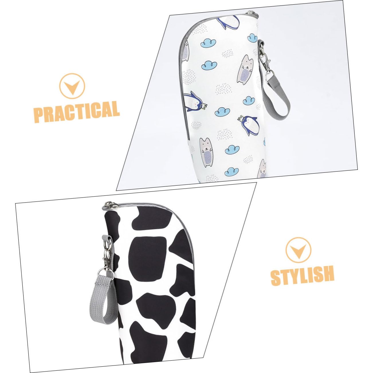 VICASKY Bolsa aislante para biberones para biberones, práctica bolsa térmica para viajes con resistente a fugas aislada para mantener el calor durante mucho tiempo, 3 unidades en diferentes colores