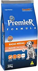 Ração Premier Filhotes Raças Médias para Cães Sabor Frango, 20kg Premier Pet Raça Filhotes,