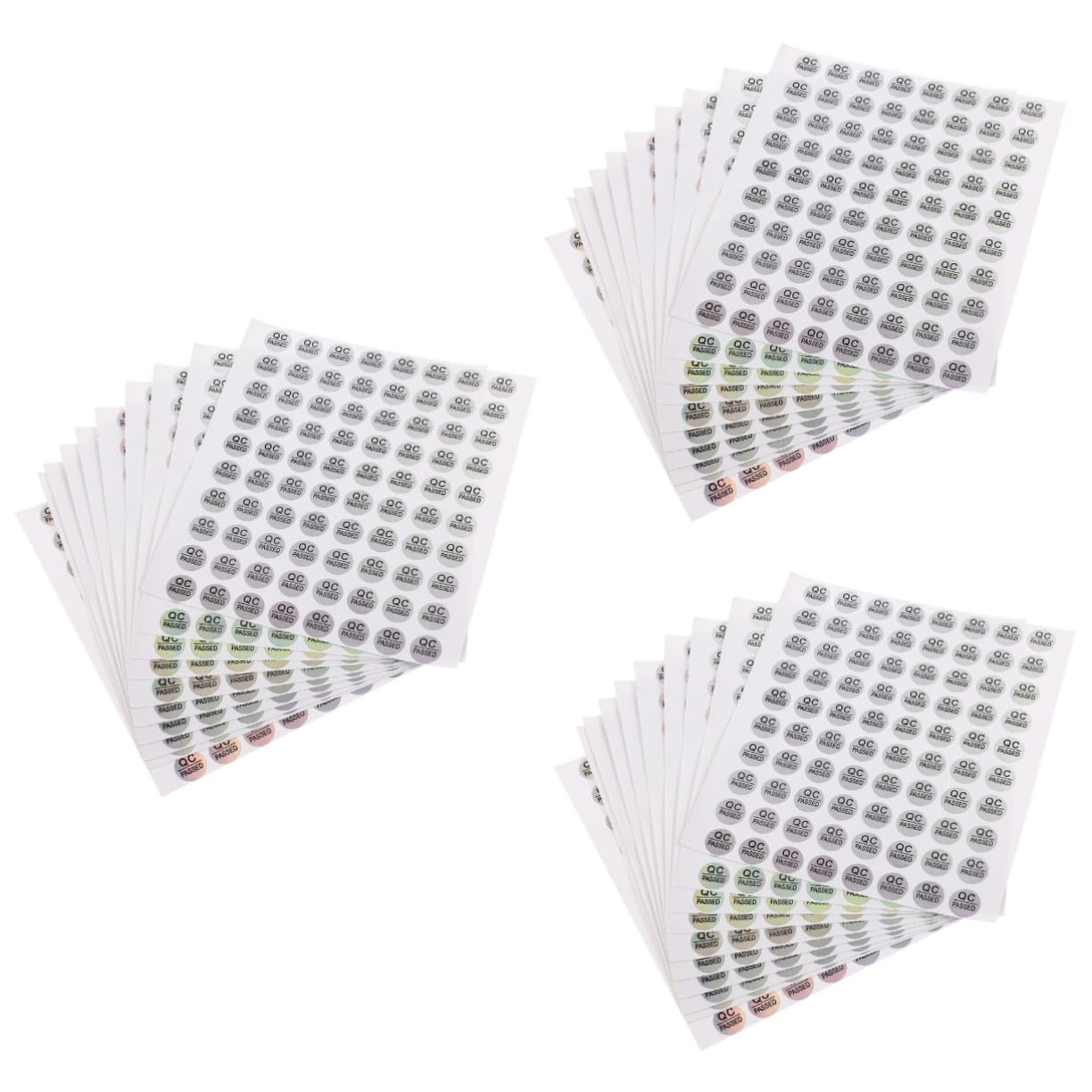 ARTIBETTER 3 Series Etiqueta Pasar Calidad Inspección De Etiquetas Adhesivas Etiquetas Pegatinas Etiquetas Para Congelador Fáciles De Despegar. Autoadhesivo De Pvc 2400 Piezas X 3